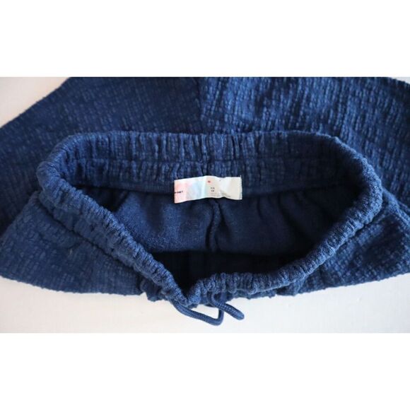 Free People Beach OB1102007 Women Sz XS Dark Blue Oasis L/S Top & Short Set - Picture 11 of 14